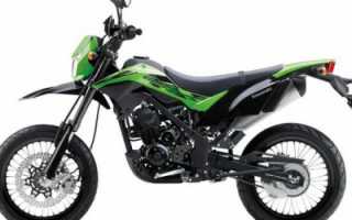 Мотоцикл Kawasaki D-Tracker 125: обзор модели