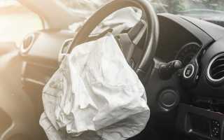 Почему нельзя повторно использовать подушку безопасности