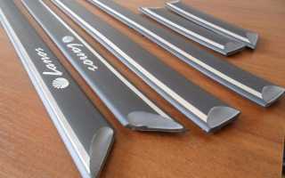 Зачем нужны молдинги на дверях машины