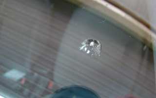 Что делать если на лобовом стекле появился маленький скол или трещинка