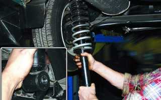 Замена переднего амортизатора ВАЗ: пошаговая инструкция