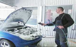 Как легко вымыть автомобиль под капотом