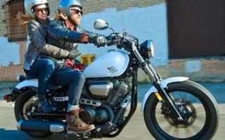 Тест-драйв мотоцикла Yamaha XV950 Bolt в действии