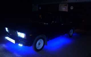 Светодиодная подсветка днища автомобиля своими руками: пошаговое руководство