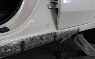 Как защитить пороги автомобиля от грязи и повреждений