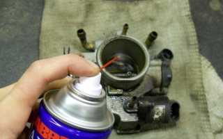 Чистка дроссельной заслонки для улучшения работы двигателя