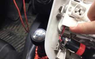 Как подключить видеорегистратор без прикуривателя