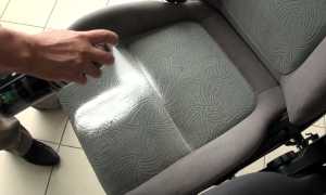 Как вывести пятна с обивки автомобильных кресел