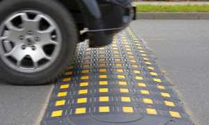 Как правильно проезжать “лежачего полицейского”