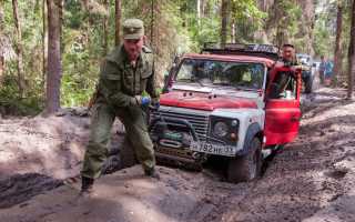 Как выбраться из автомобильной колеи на дороге