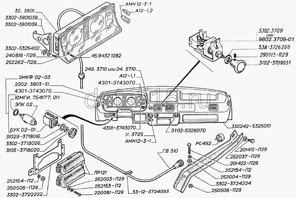 Автокорректор БУК02-01 на ВАЗ-2110