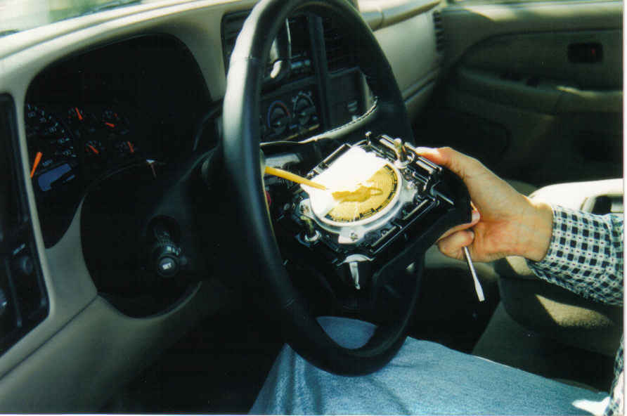 Блок подушки безопасности на руле