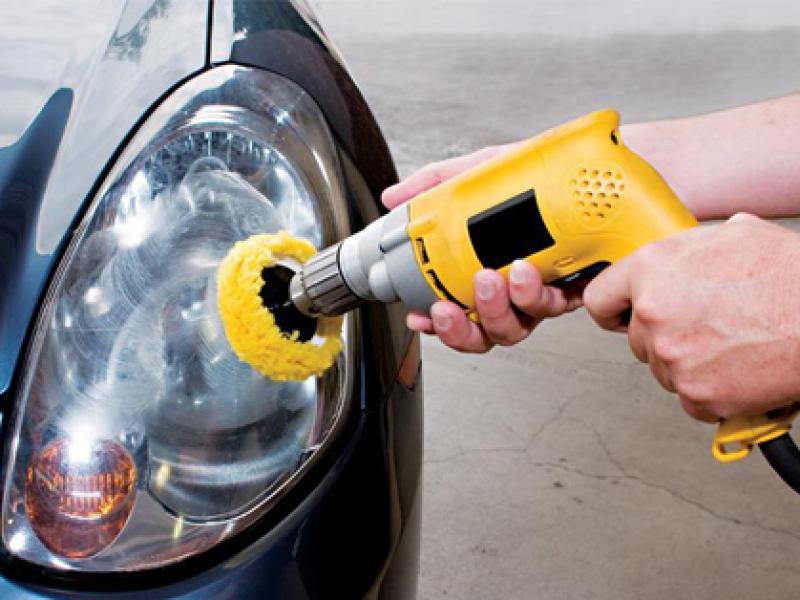 Этапы полировки фар Этапы полировки фар