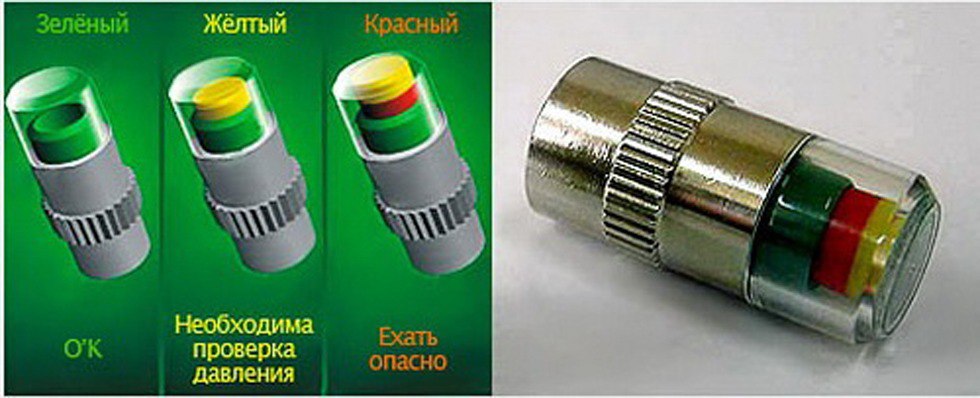 Механический датчик давления шин