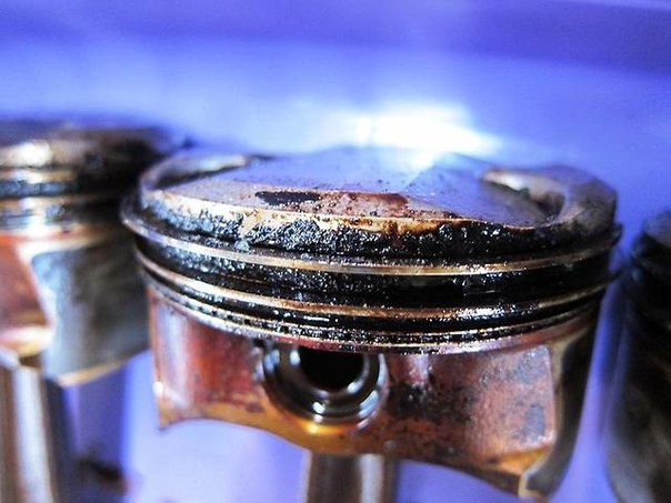 Нагар в цилиндрах Нагар в цилиндрах