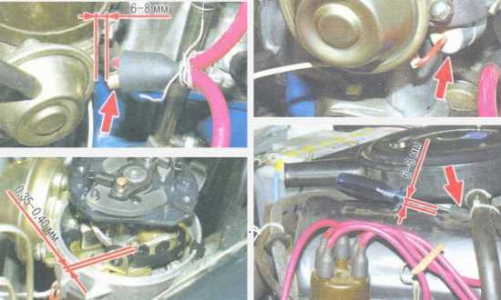 Проверка поступления тока в систему зажигания Проверка поступления тока в систему зажигания