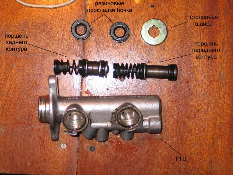 Разобранный ГТЦ