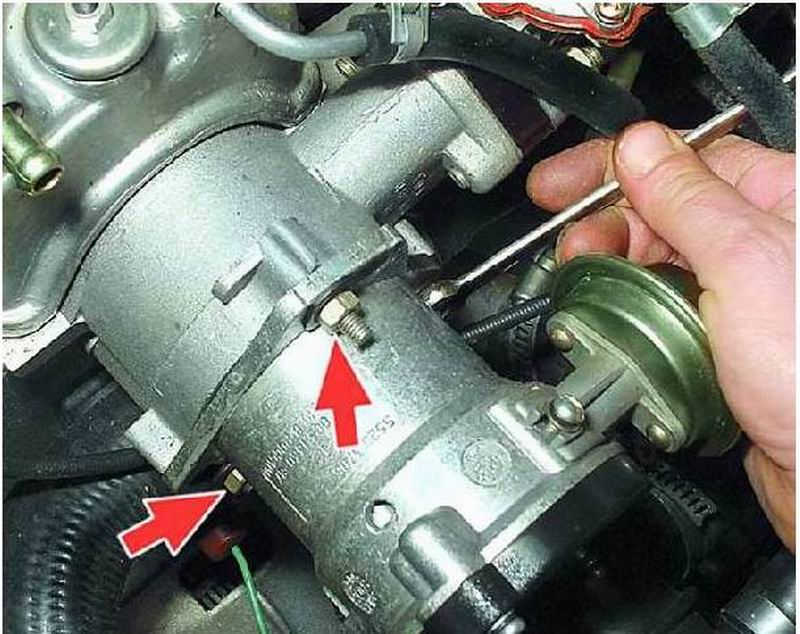 Регулировка угла опережения зажигания Регулировка угла опережения зажигания