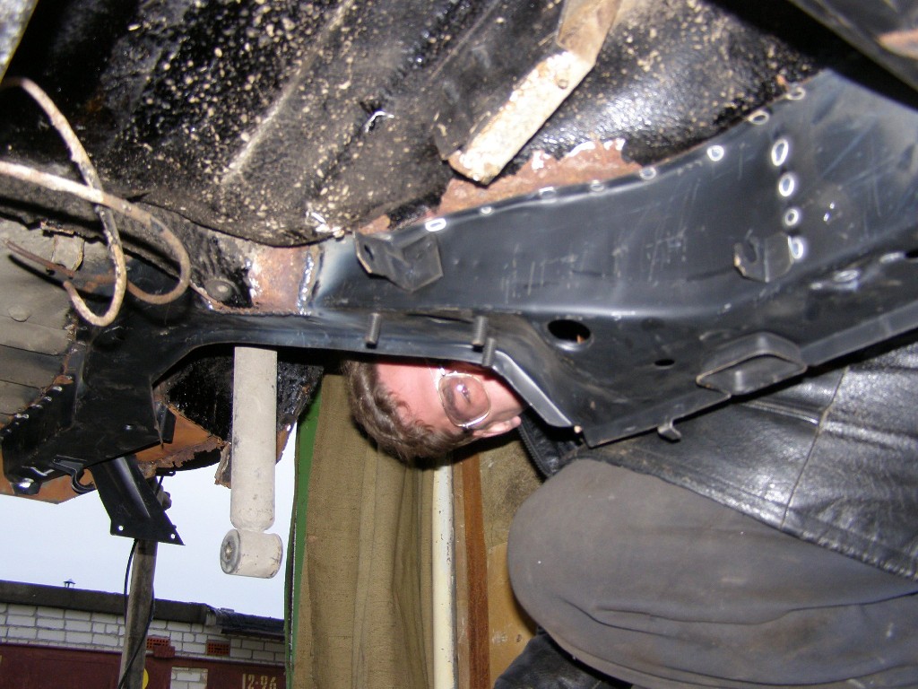 Замена переднего лонжерона ваз 2110