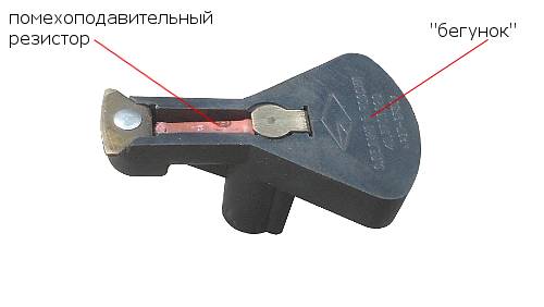 Помеходавительный резистор бегунка