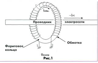 Ферритовое кольцо в роли датчика