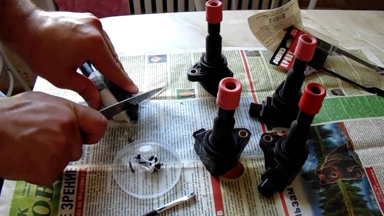 Как разобрать разъем катушки зажигания