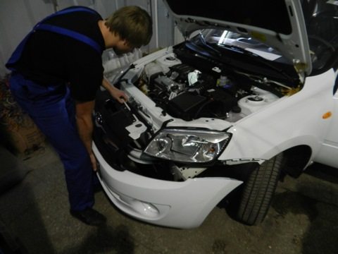 Бампер с Гранты нужно обязательно снимать Бампер с Гранты нужно обязательно снимать