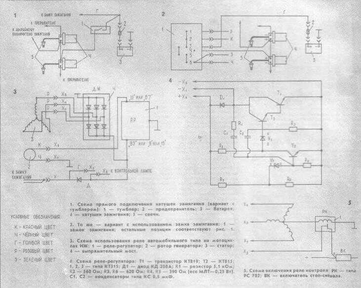 Доработанная штатная проводка ИЖ Ю5 Доработанная штатная проводка ИЖ Ю5