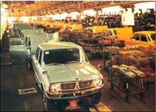 На фото – сборочный конвейер компании KIA 80-х