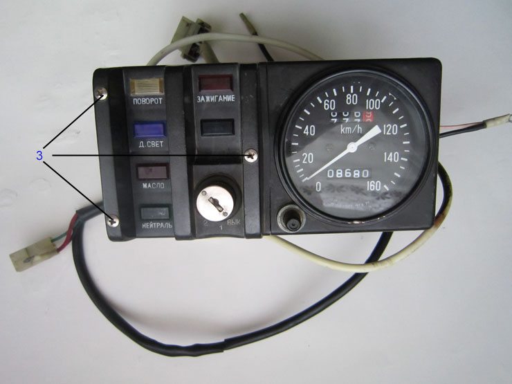 Новый блок приборов ИЖ Юпитер 4