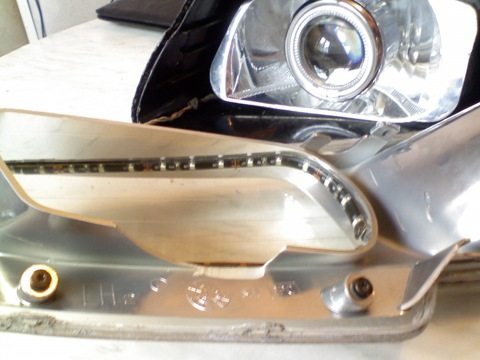 Подгонка отражателя под размеры линзы Подгонка отражателя под размеры линзы