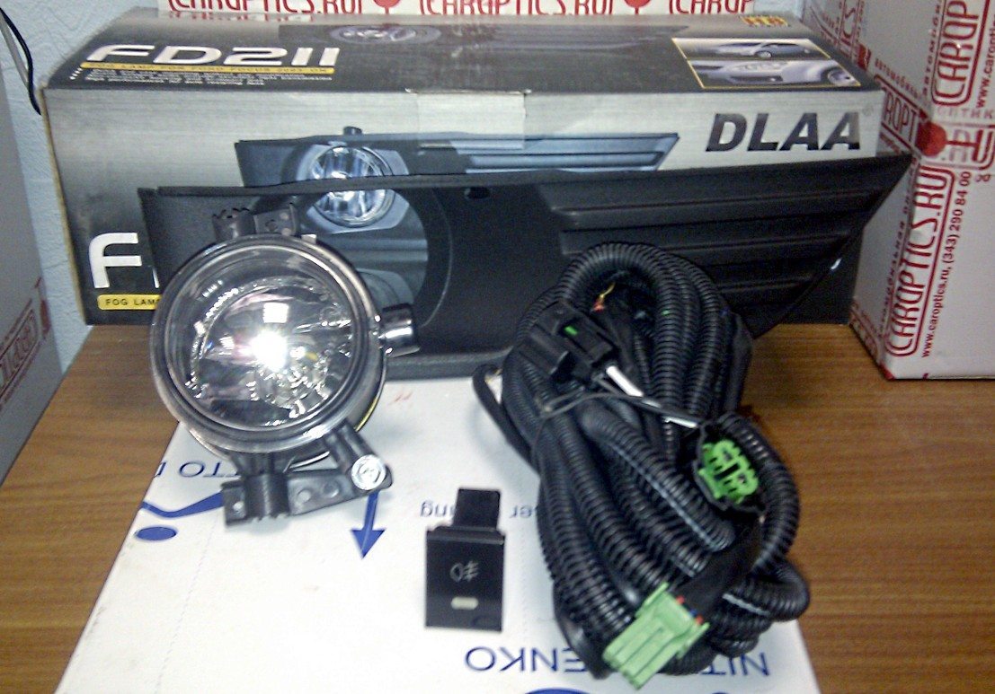 Противотуманные фары для Киа Рио от DLAA Противотуманные фары для Киа Рио от DLAA