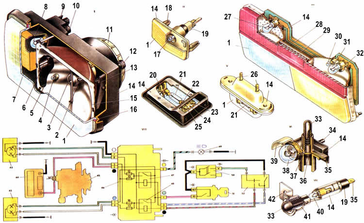 проводка на ваз 2105