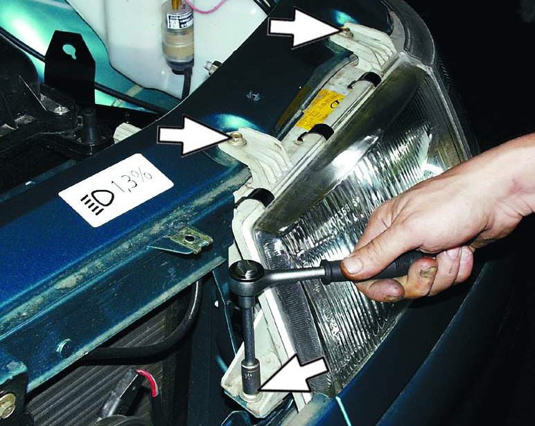 Все крепежные элементы легкодоступны