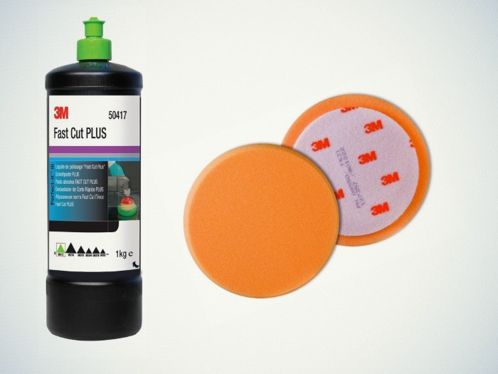 Полироль 3М 50417 и оранжевый полировальник Полироль 3М 50417 и оранжевый полировальник