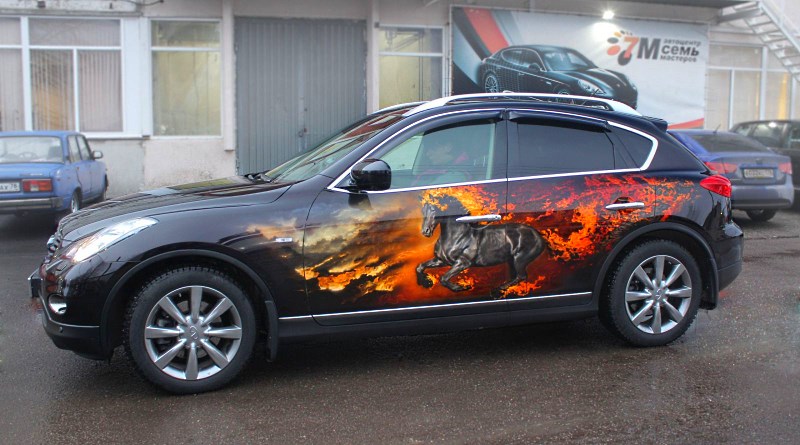 Аэрография на инфинити Аэрография на инфинити