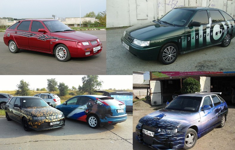 Примеры аэрографии ВАЗ 2112 Примеры аэрографии ВАЗ 2112