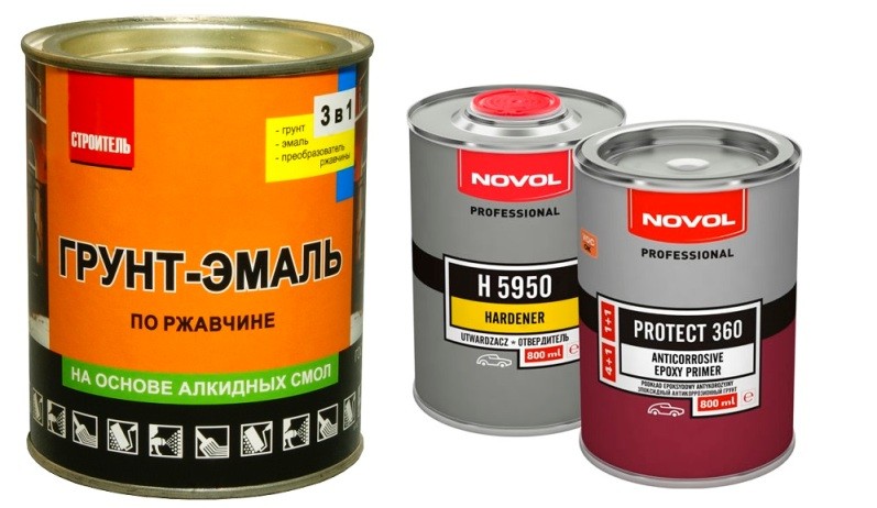 Алкидная и эпоксидная грунтовка Алкидная и эпоксидная грунтовка