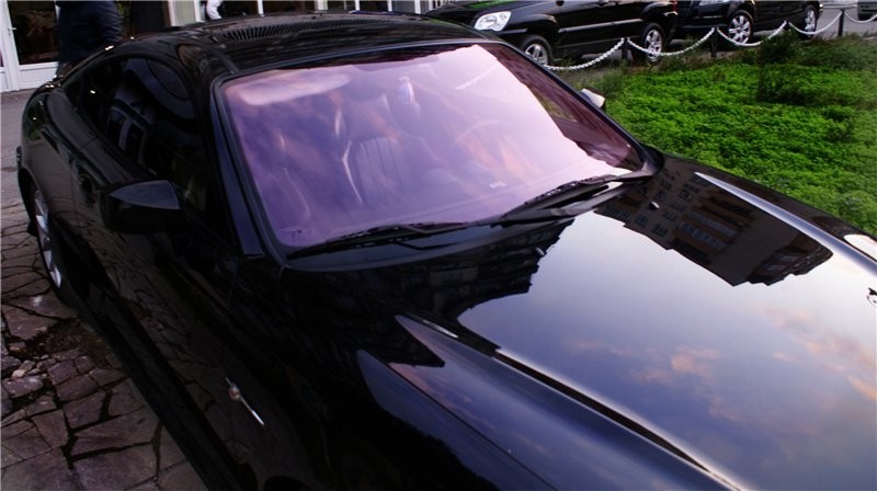 Атермальная пленка с фиолетовым оттенком Атермальная пленка с фиолетовым оттенком