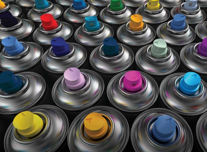 Краска в баллончиках Краска в баллончиках