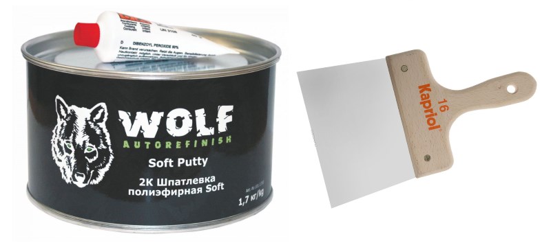 Автошпаклевка и шпатель Автошпаклевка и шпатель