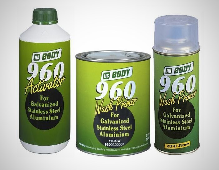Кислотная грунтовка Body 960 Wash Primer и активатор Кислотная грунтовка Body 960 Wash Primer и активатор