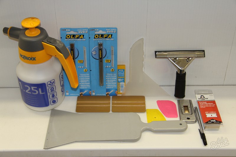 Набор инструментов для тонировки