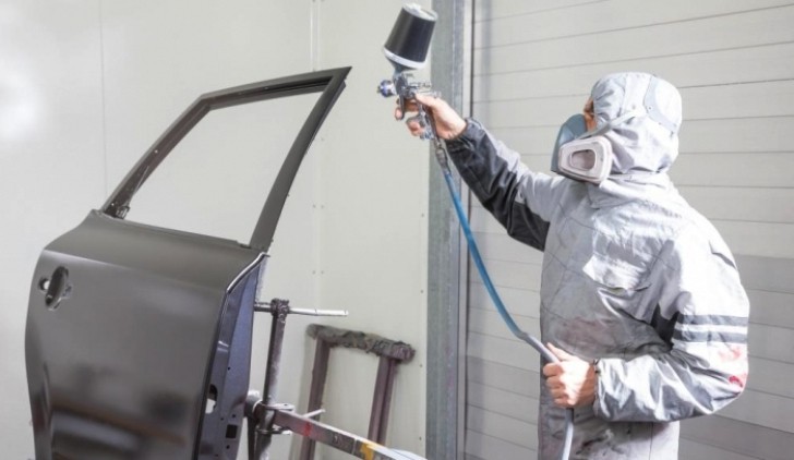 Использование краскопульта для покраски авто Использование краскопульта для покраски авто