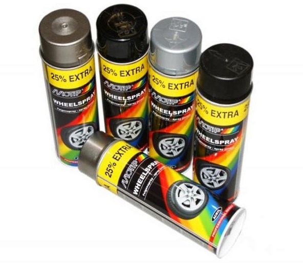 Краска для дисков в баллончиках Краска для дисков в баллончиках