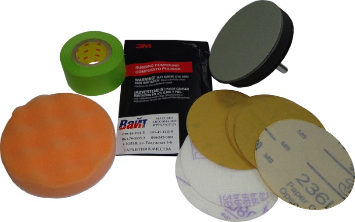 Набор 3М для полировки фар Набор 3М для полировки фар