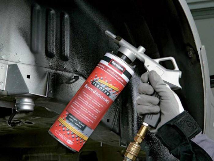 Нанесение антикора на днище авто Нанесение антикора на днище авто