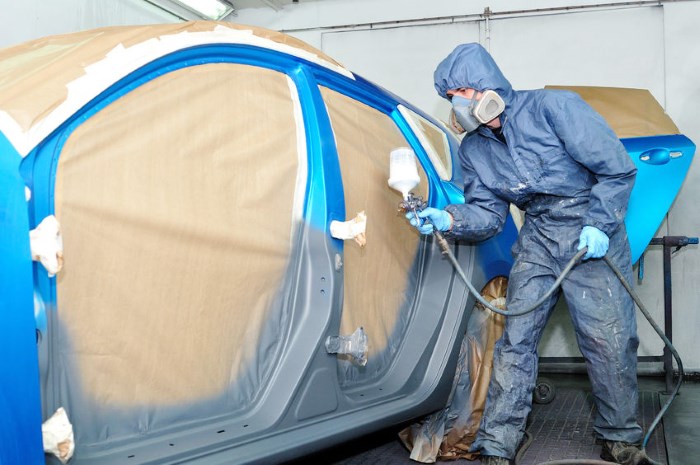 Нанесение автоэмали Нанесение автоэмали