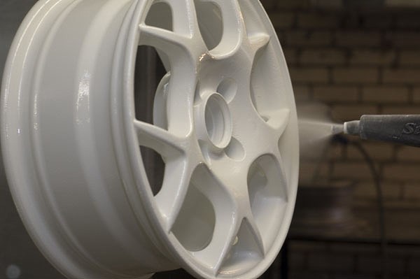 Нанесение порошкового грунта Нанесение порошкового грунта