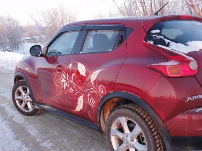 Ниссан Джук аэрография Ниссан Джук аэрография